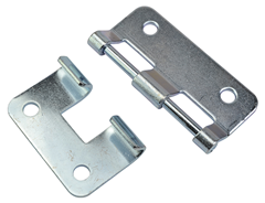 Lift-off Hinge for Flight Cases and Cabinets Zinc Plated or Black Finish